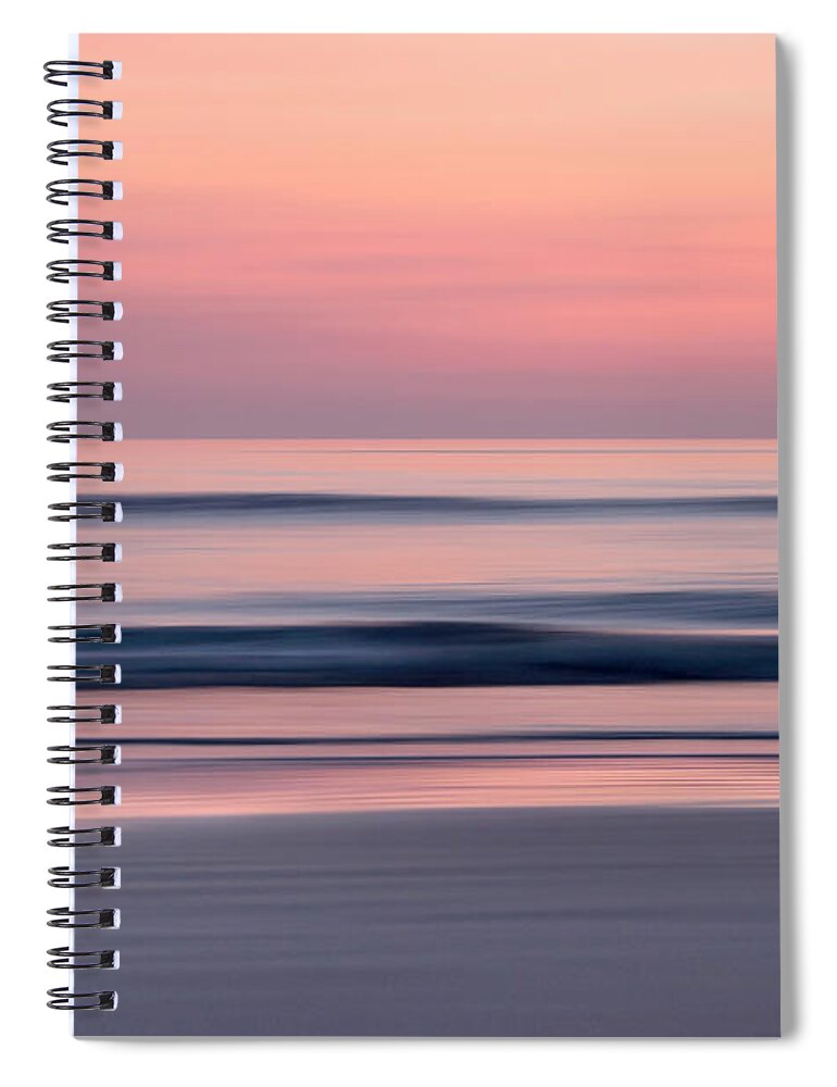 Predawn Spiral Notebook featuring the photograph Predawn Surf I by Steven Sparks