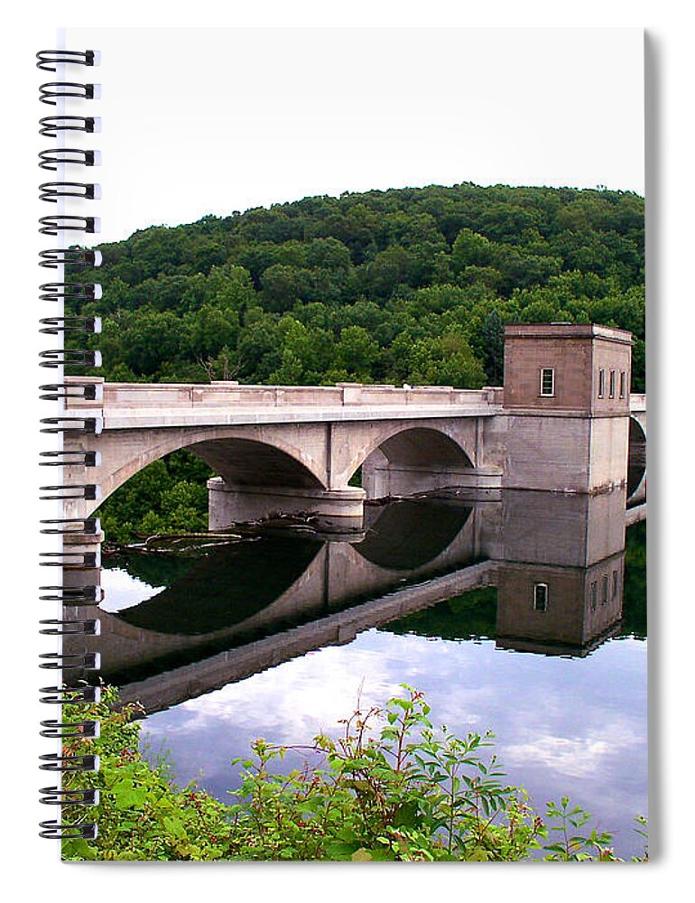 Dam Spiral Notebook featuring the photograph Prettyboy Dam by Mark Dodd