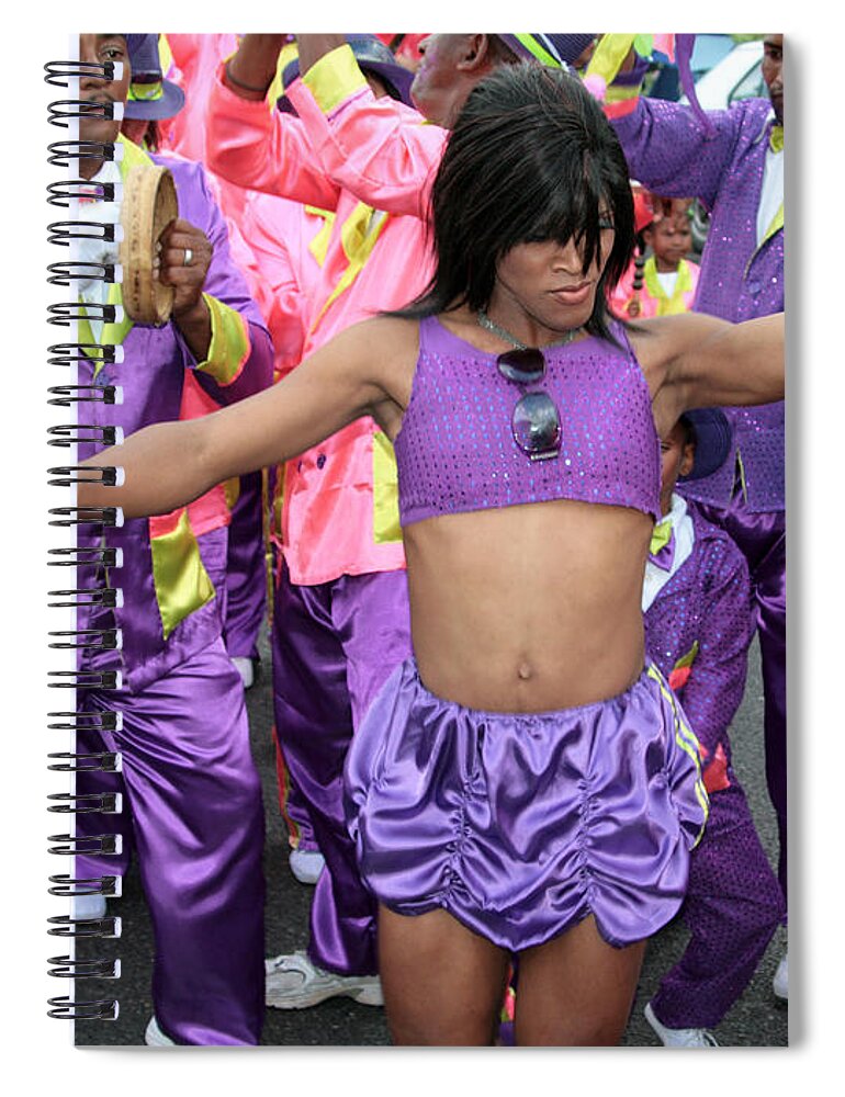Fine Art America Spiral Notebook featuring the photograph Purple Reign by Andrew Hewett