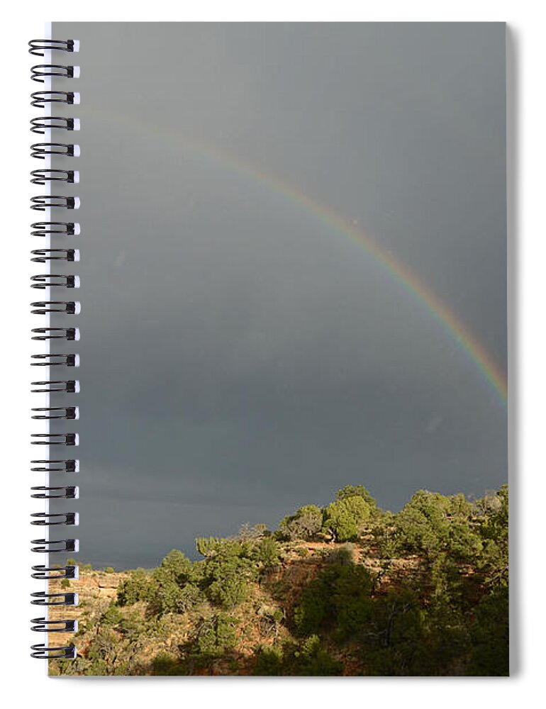 Grand Canyon Spiral Notebook featuring the photograph Rainbow at Grand Canyon by Cassie Marie Photography