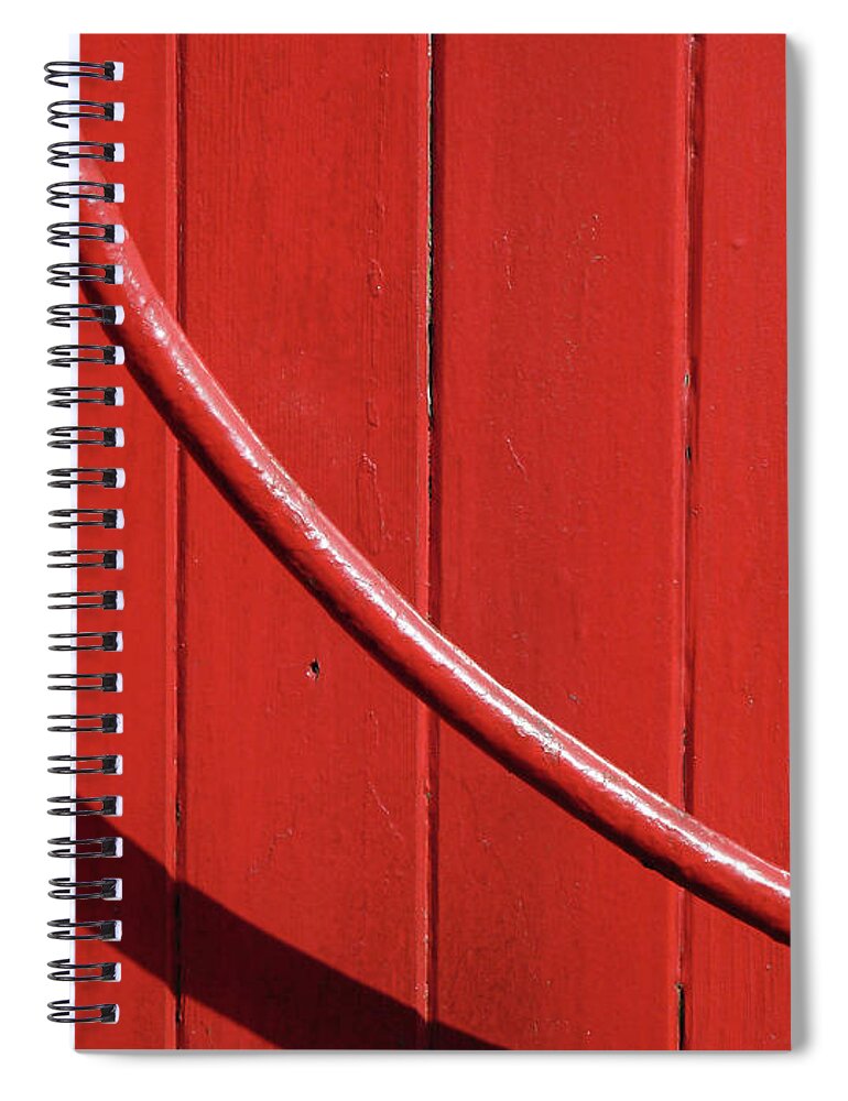 Still Life Spiral Notebook featuring the photograph Red Curve by Newel Hunter