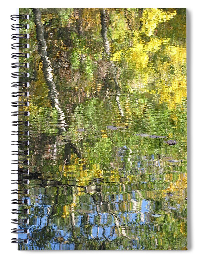 Water Spiral Notebook featuring the photograph Reflections in Paradise 1 by Anita Burgermeister