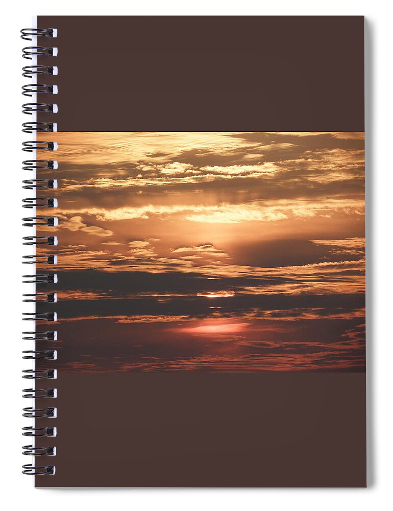 Sunrise Spiral Notebook featuring the photograph Reflective Beauty by Kim Galluzzo
