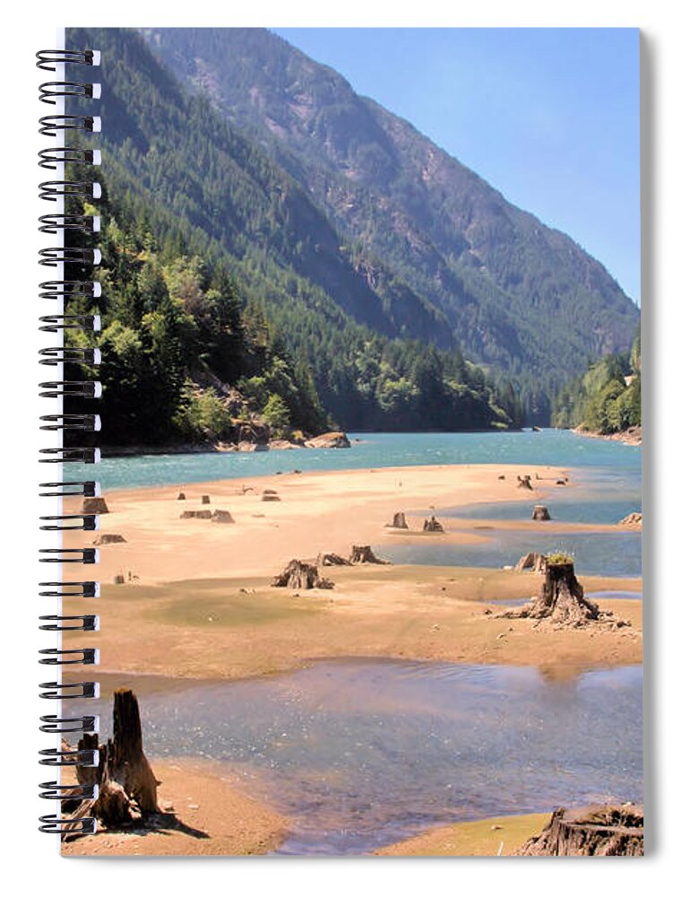 Remnants Spiral Notebook featuring the photograph Remnants by Michelle Joseph-Long
