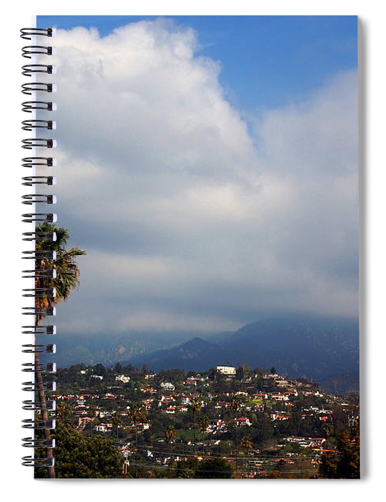 Santa Barbara Spiral Notebook featuring the photograph Santa Barbara Hills California by Susanne Van Hulst