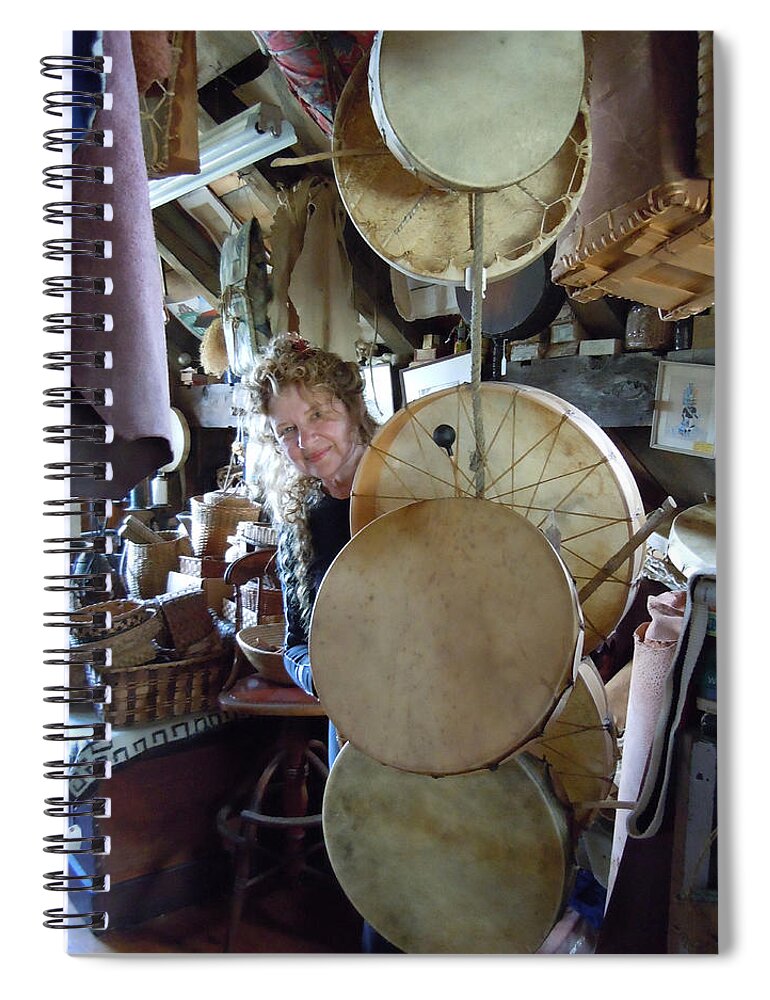 Portrait Spiral Notebook featuring the photograph Self Portrait 2010 by Nancy Griswold