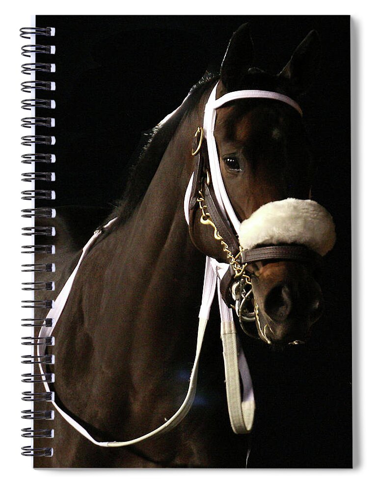 'shari Bomb' Spiral Notebook featuring the photograph 'Shari Bomb' by PJQandFriends Photography