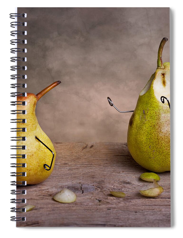 Pear Spiral Notebook featuring the photograph Simple Things 13 by Nailia Schwarz