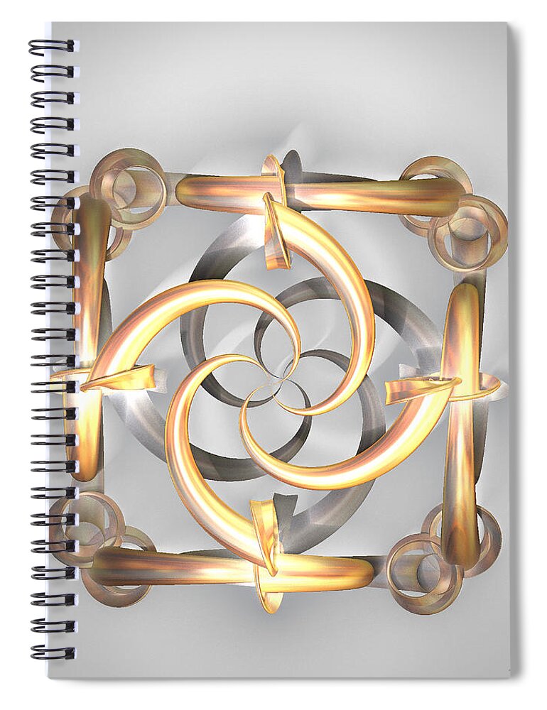 Digital Spiral Notebook featuring the photograph Simplicity by Leslie Revels