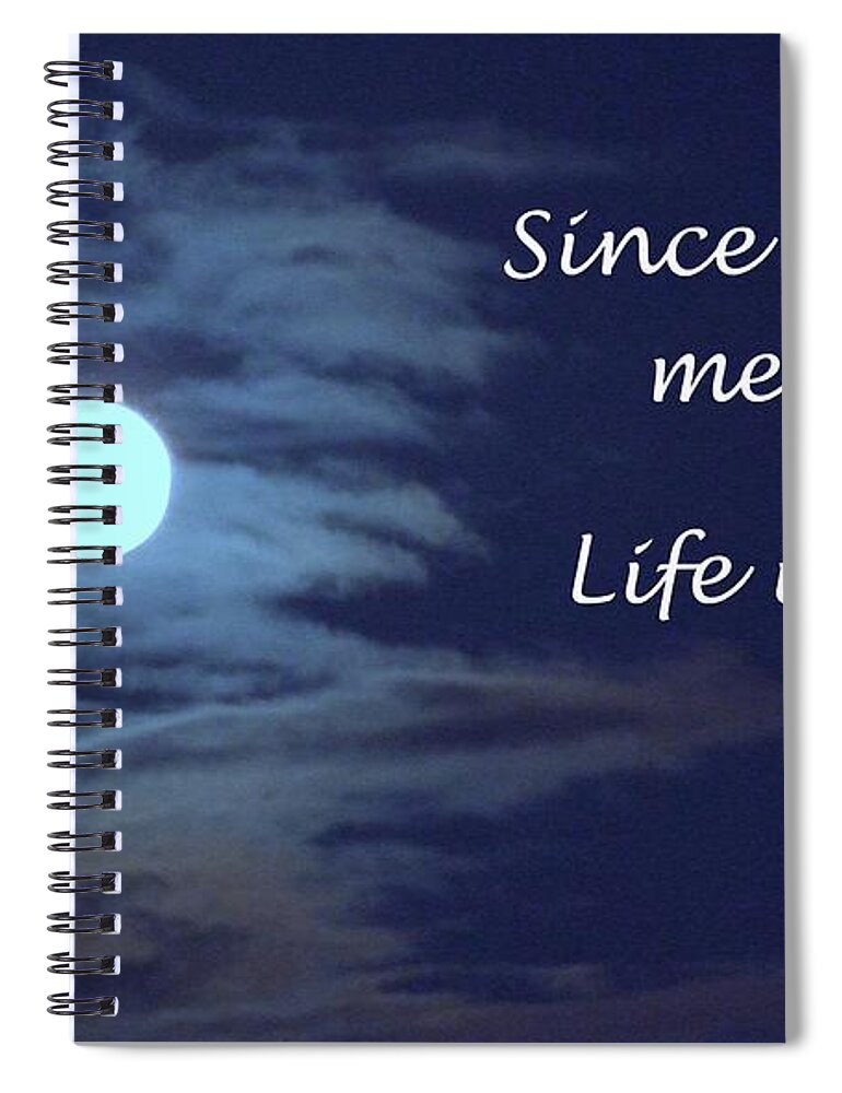 Mary Deal Spiral Notebook featuring the photograph Since I Met You by Mary Deal