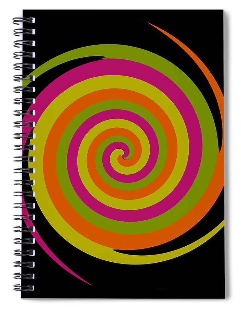 Six Squared Spiral Notebook featuring the photograph Six Squared With A Twirl by Steve Purnell