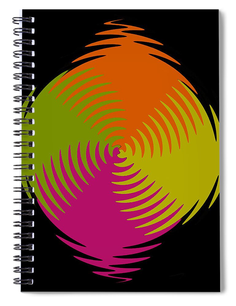 Six Squared Spiral Notebook featuring the photograph Six Squared ZigZag by Steve Purnell