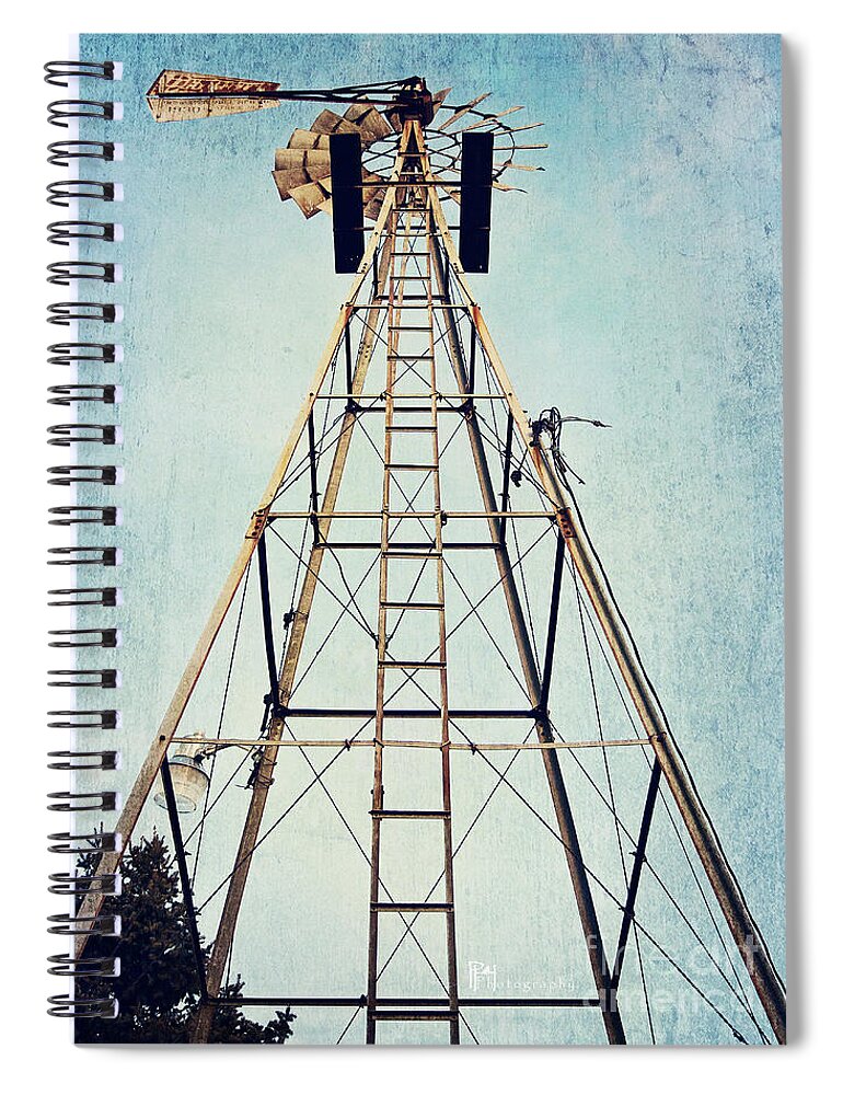 Farm Spiral Notebook featuring the photograph Sky High by Pam Holdsworth