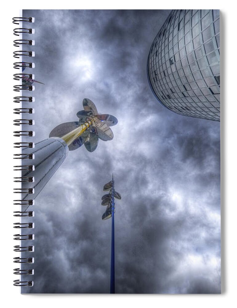Art Spiral Notebook featuring the photograph Sky Is The Limit by Yhun Suarez
