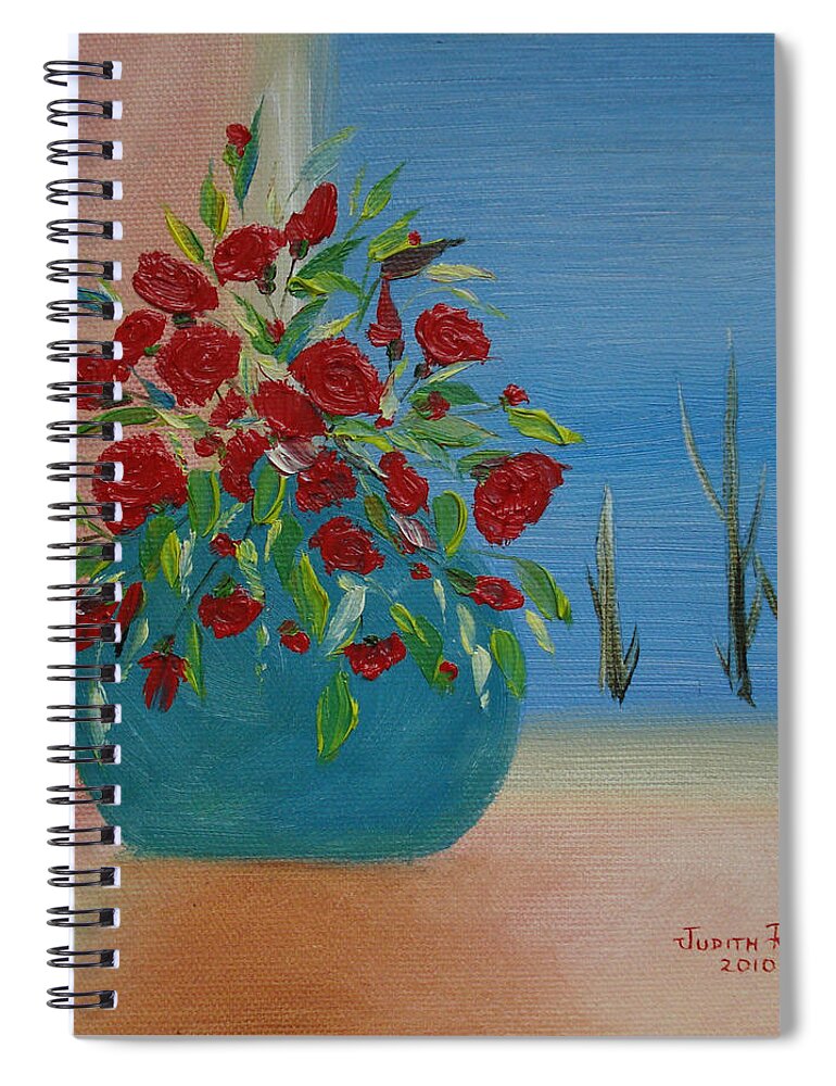Landscape Spiral Notebook featuring the painting Southwestern 1 by Judith Rhue