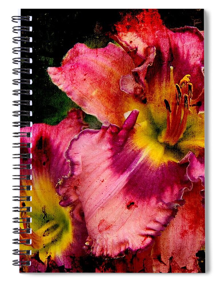 Flower Spiral Notebook featuring the photograph Spring Blooms by Davandra Cribbie