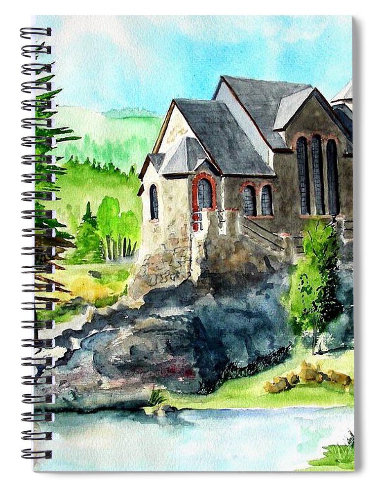 St. Malo Spiral Notebook featuring the painting St. Malo Summer by Tom Riggs