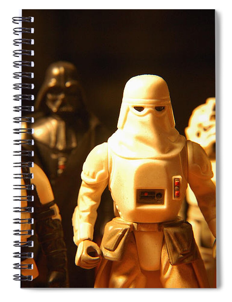 Star Wars Spiral Notebook featuring the photograph Star Wars Gang 1 by Micah May
