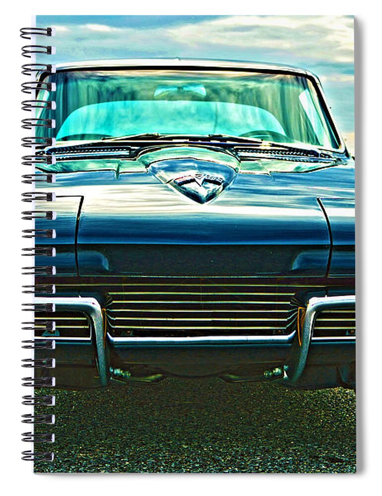 Antique Spiral Notebook featuring the photograph Stingray by Billy Beck