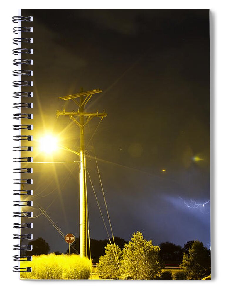 Longmont Spiral Notebook featuring the photograph Stop by James BO Insogna