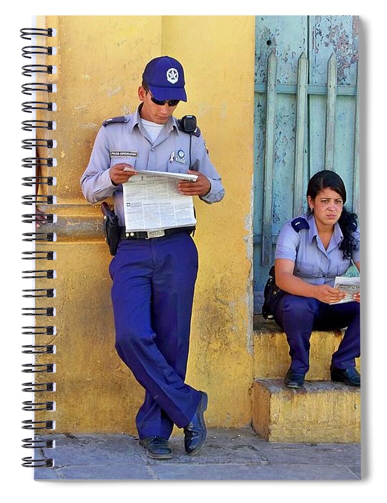 Cuba Spiral Notebook featuring the photograph Taking a Break by Lynn Bolt