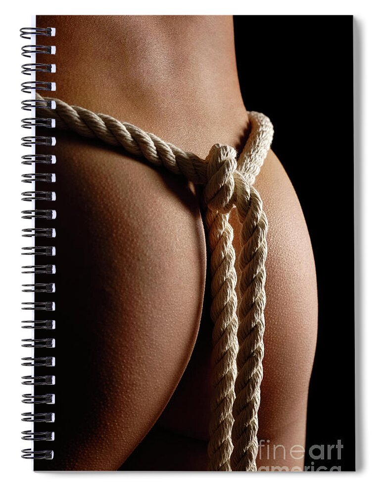 Nude Spiral Notebook featuring the photograph Temptation by Maxim Images Exquisite Prints