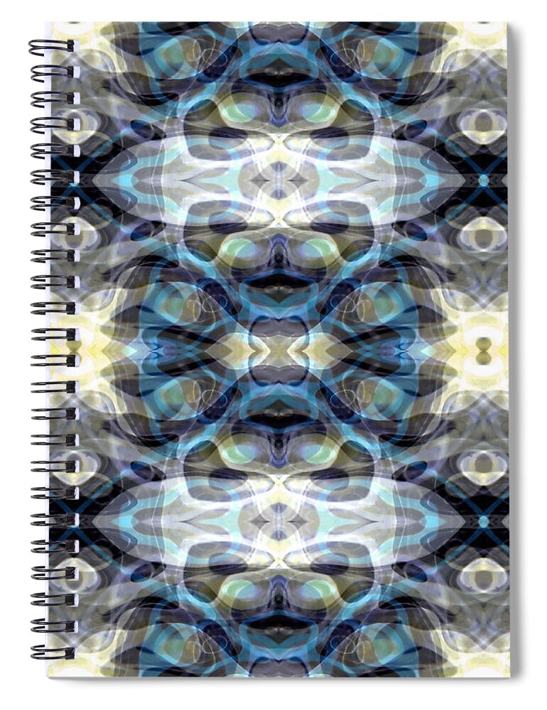Digital Decor Spiral Notebook featuring the digital art The Binding Gateway by Andrew Hewett