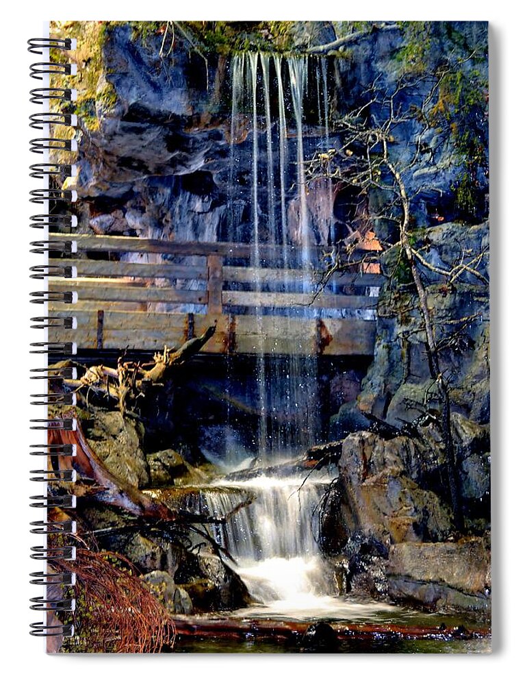Waterfall Spiral Notebook featuring the photograph The Falls by Deena Stoddard
