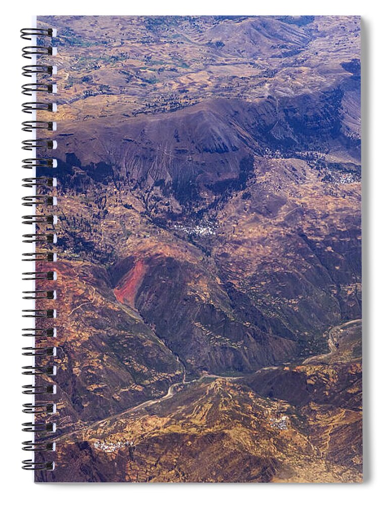 Peru Spiral Notebook featuring the photograph The High Life by S Paul Sahm