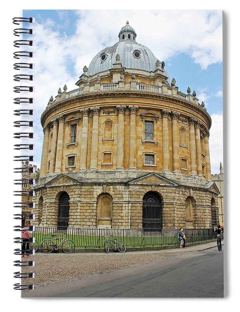 Oxford Spiral Notebook featuring the photograph The Radcliffe Camera by Tony Murtagh