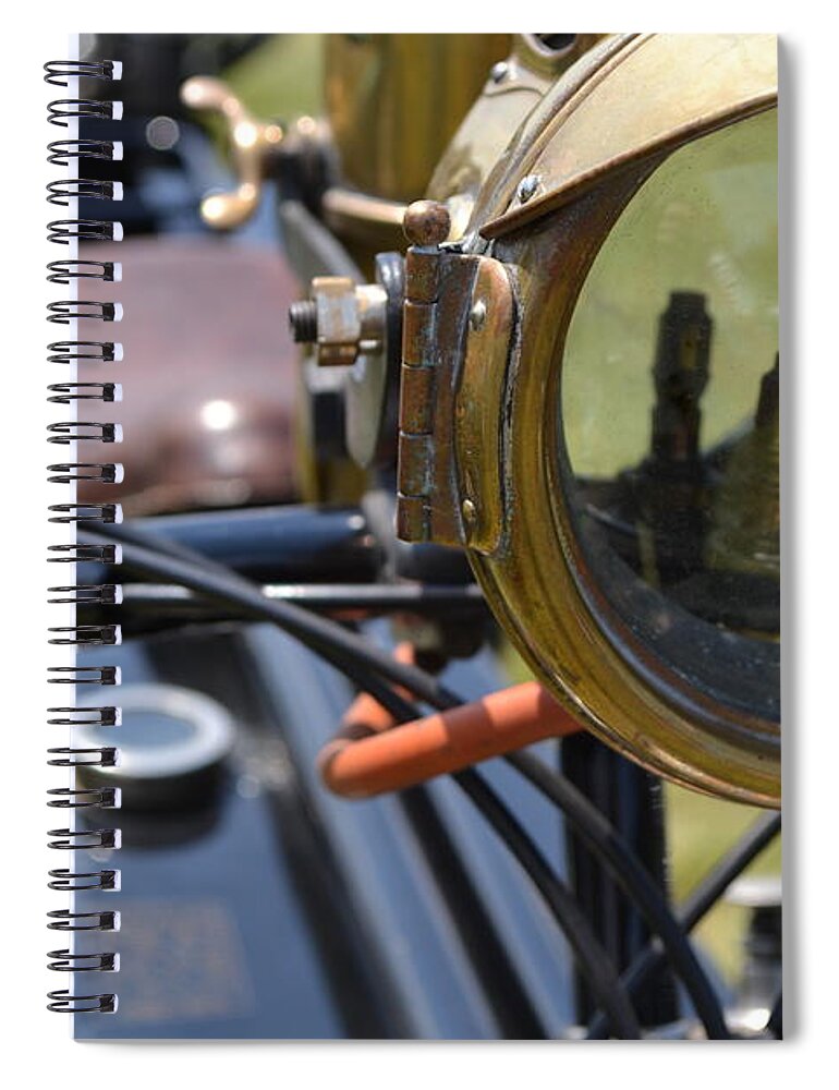 Motorcycles Spiral Notebook featuring the photograph The Sunbeam ll by Michelle Calkins