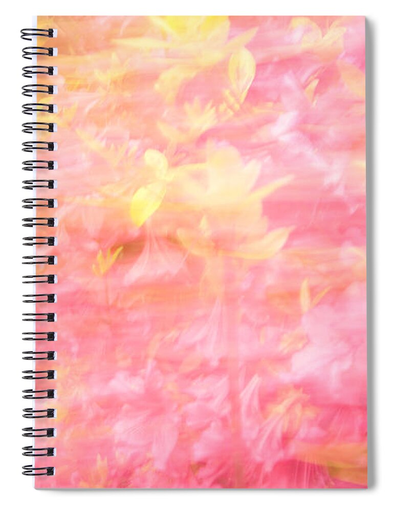 Flowers Spiral Notebook featuring the photograph Thru the Breeze by Karol Livote