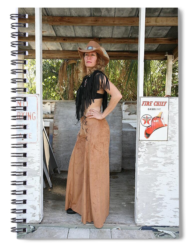 Everglades City Fl.professional Photographer Lucky Cole Spiral Notebook featuring the photograph Tina Loy 580 by Lucky Cole