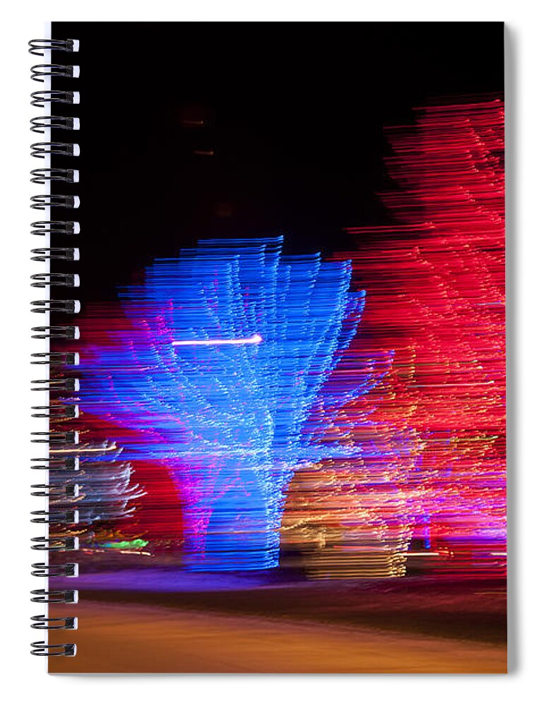 Trees Spiral Notebook featuring the photograph Tree Decorations by Dejan Jovanovic