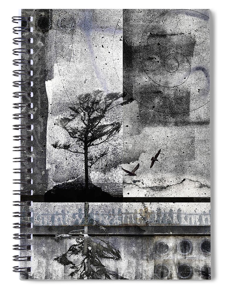 Twelve Spiral Notebook featuring the photograph Twelve Moons by Carol Leigh