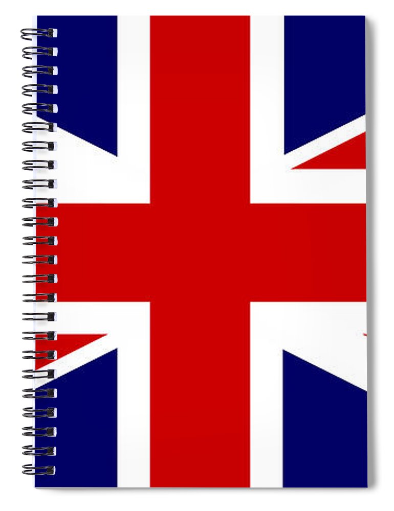 Union Flag Spiral Notebook featuring the photograph Union Flag by Steev Stamford