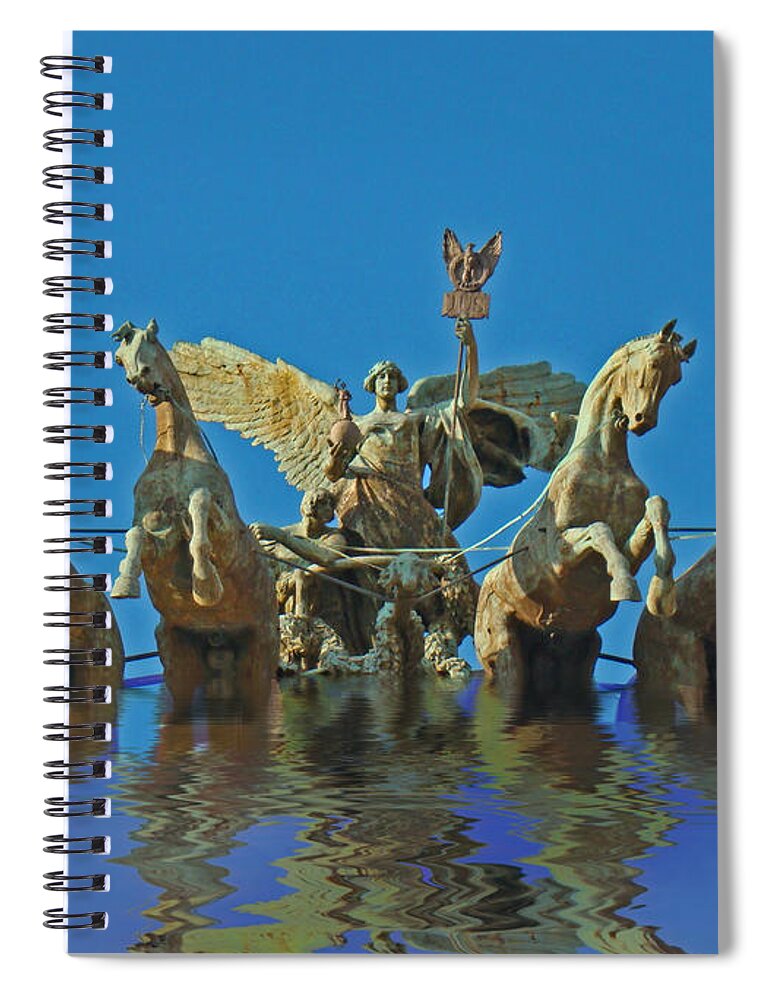 Al Bourassa Spiral Notebook featuring the photograph Victory Over The Deep by Al Bourassa