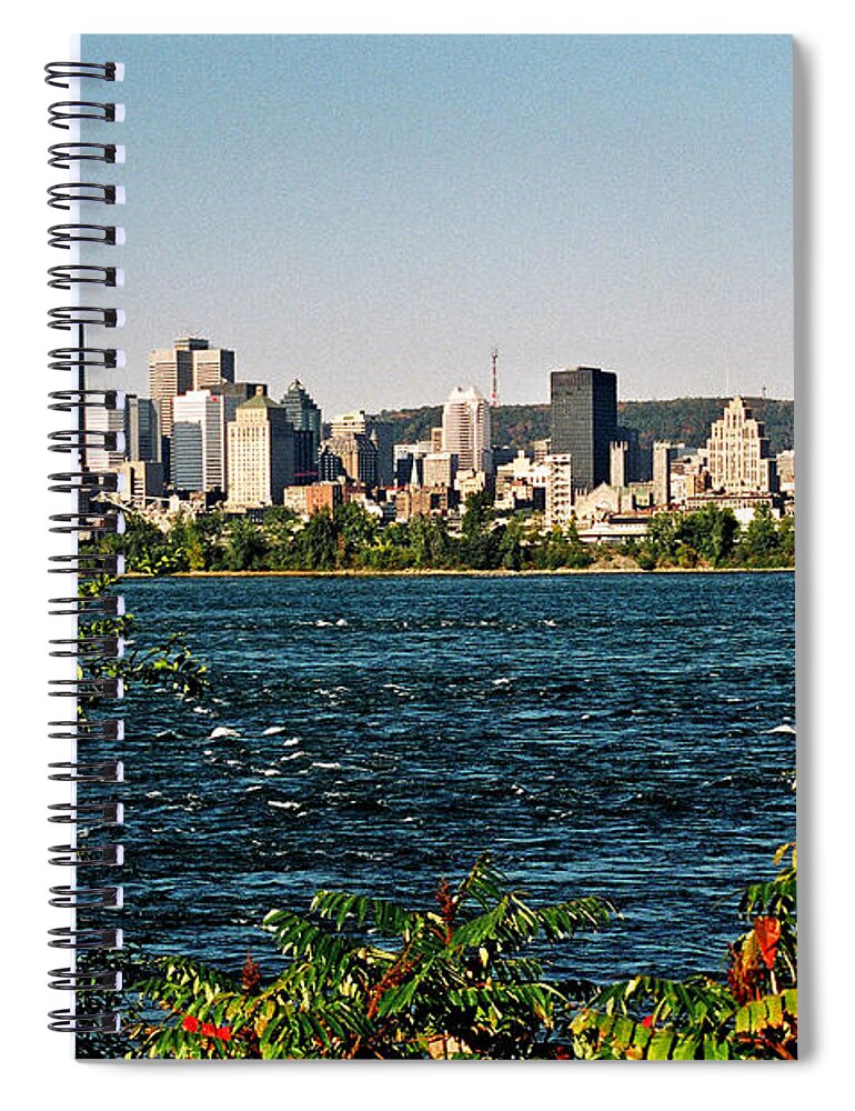 North America Spiral Notebook featuring the photograph Ville de Montreal by Juergen Weiss