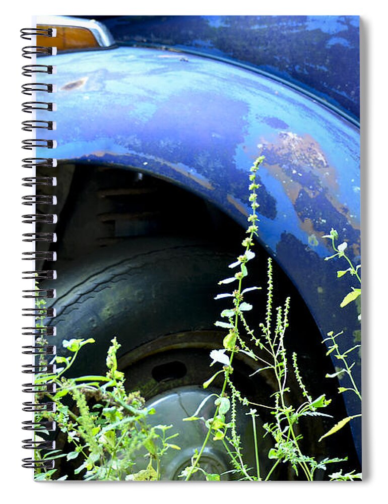 Volkswagen Spiral Notebook featuring the photograph Volkswagen Graveyard - 1 by Carolyn Marshall