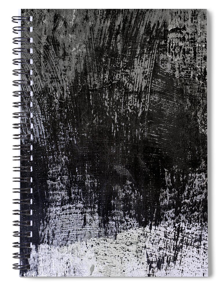 Wall Spiral Notebook featuring the photograph Wall Texture Number 7 by Carol Leigh