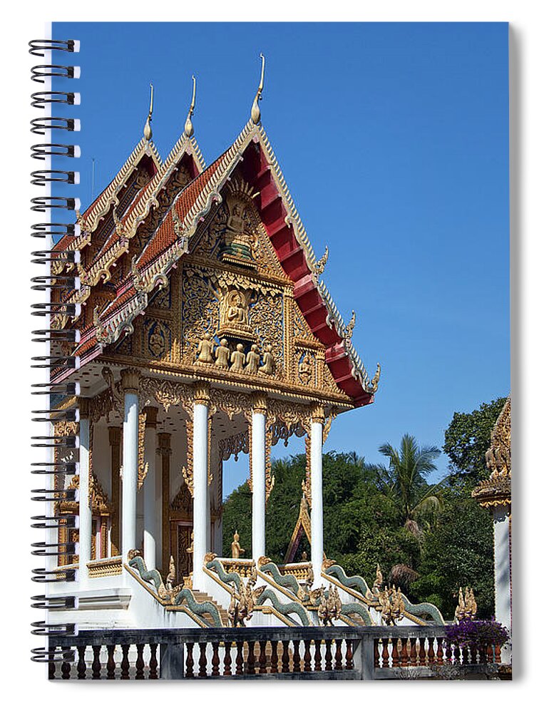 Scenic Spiral Notebook featuring the photograph Wat Kan Luang Ubosot DTHU179 by Gerry Gantt