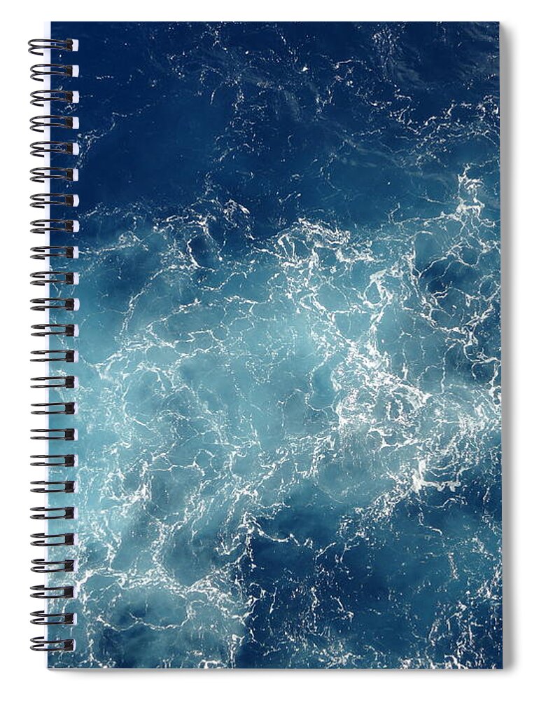 Pattern Spiral Notebook featuring the photograph Water pattern by Dejan Jovanovic