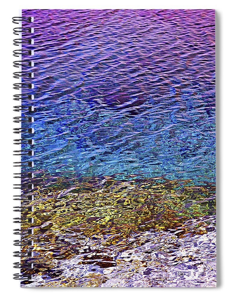 Water Spiral Notebook featuring the photograph Water surface by Elena Elisseeva