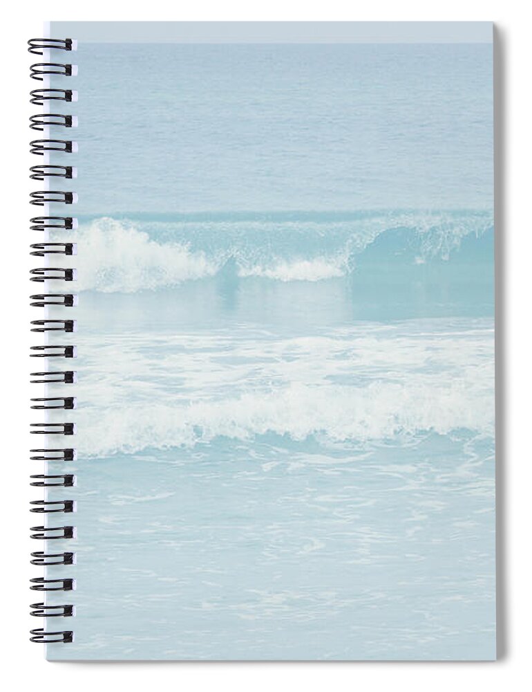 Ocean Spiral Notebook featuring the photograph Whisper to me by Toni Hopper