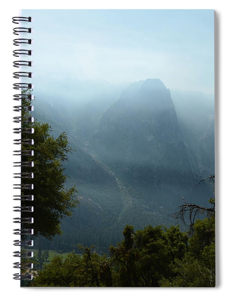 Yosemite National Park Spiral Notebook featuring the photograph Yosemite Falls Hike by Cassie Marie Photography