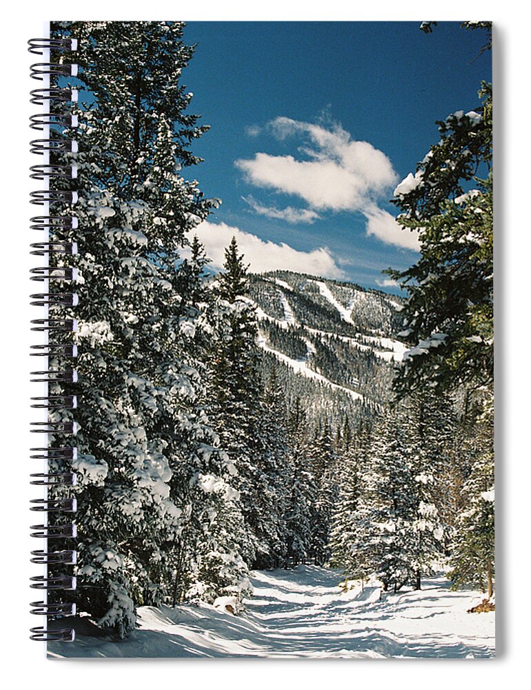 Red River Spiral Notebook featuring the photograph Fresh Powder by Ron Weathers