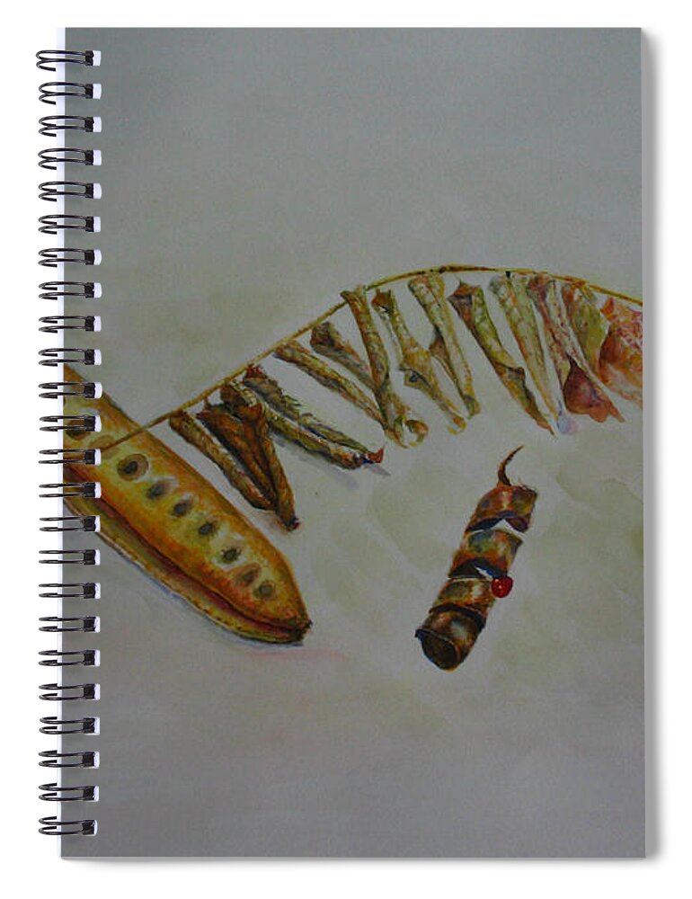 Grown Spiral Notebook featuring the painting Growing To Be Grown by Sukalya Chearanantana