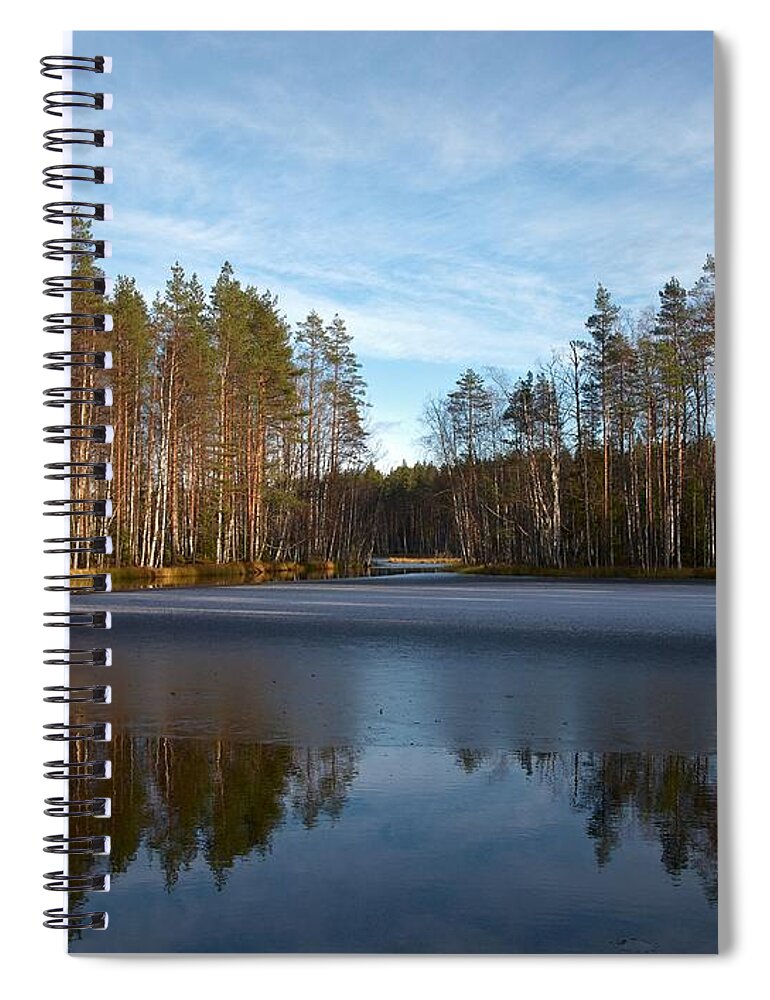 Lehtokukka Spiral Notebook featuring the photograph Liesilampi 5 by Jouko Lehto