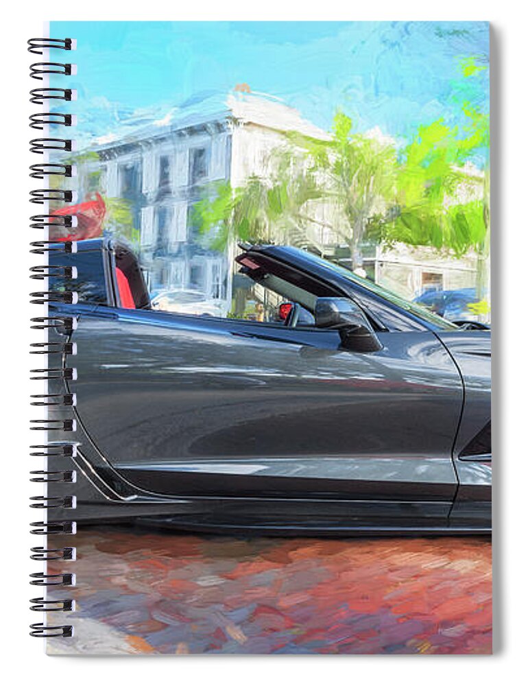 2017 Corvette Spiral Notebook featuring the photograph 2017 Chevrolet Corvette Gran Sport #1 by Rich Franco