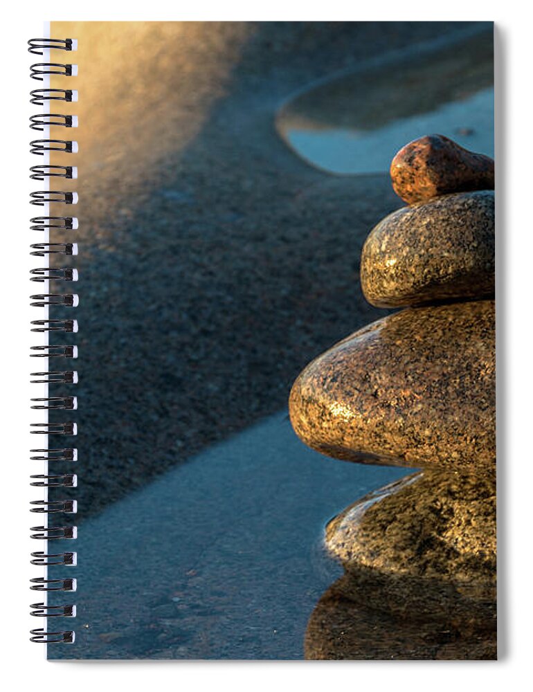 Maine Spiral Notebook featuring the photograph Acadia by Holly Ross